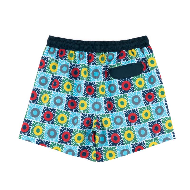 Phish Elastic Waist Swim Trunk Multicolor Donuts - Section 119