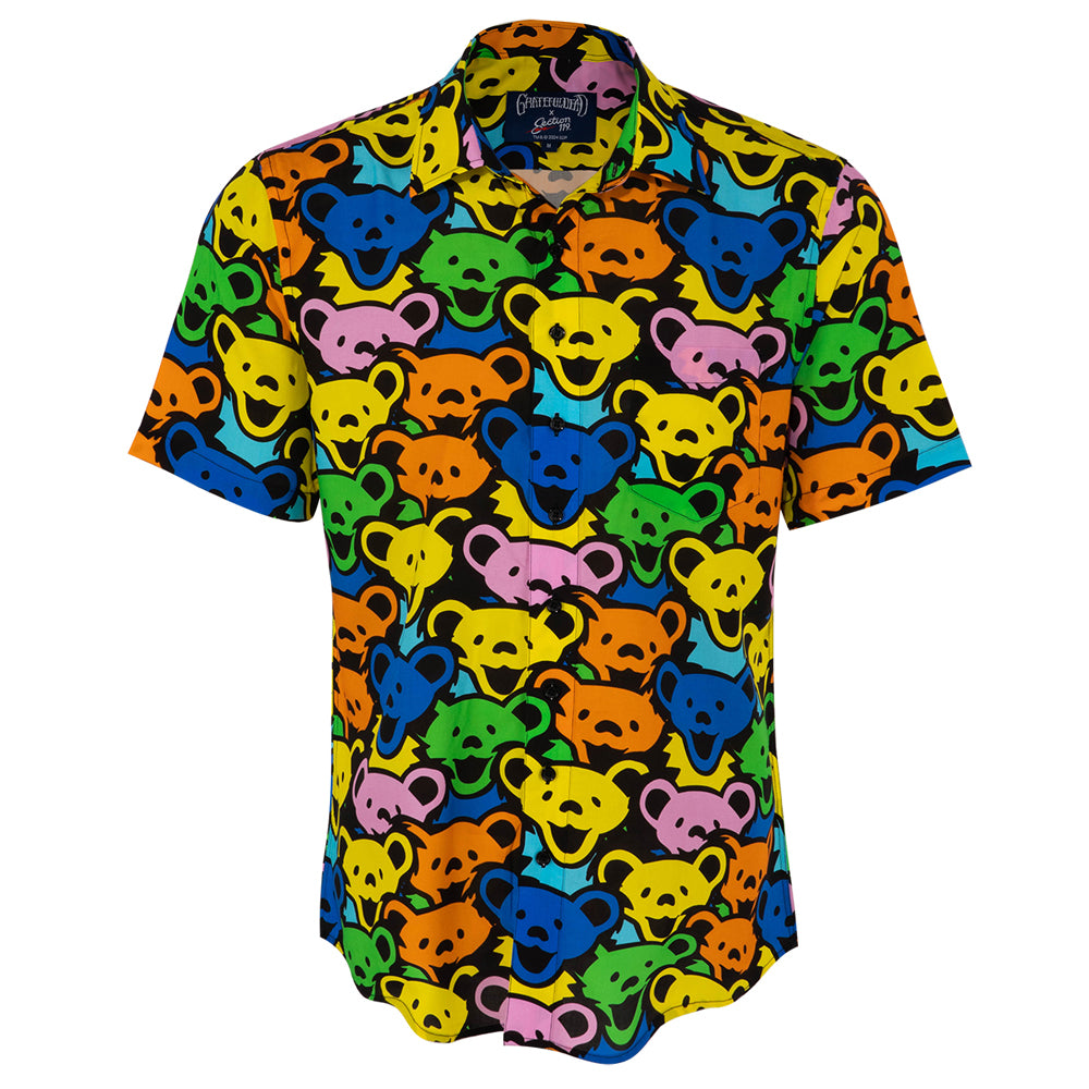 Grateful Dead Relaxed All Over Bears Short Sleeve Button Down - Section 119