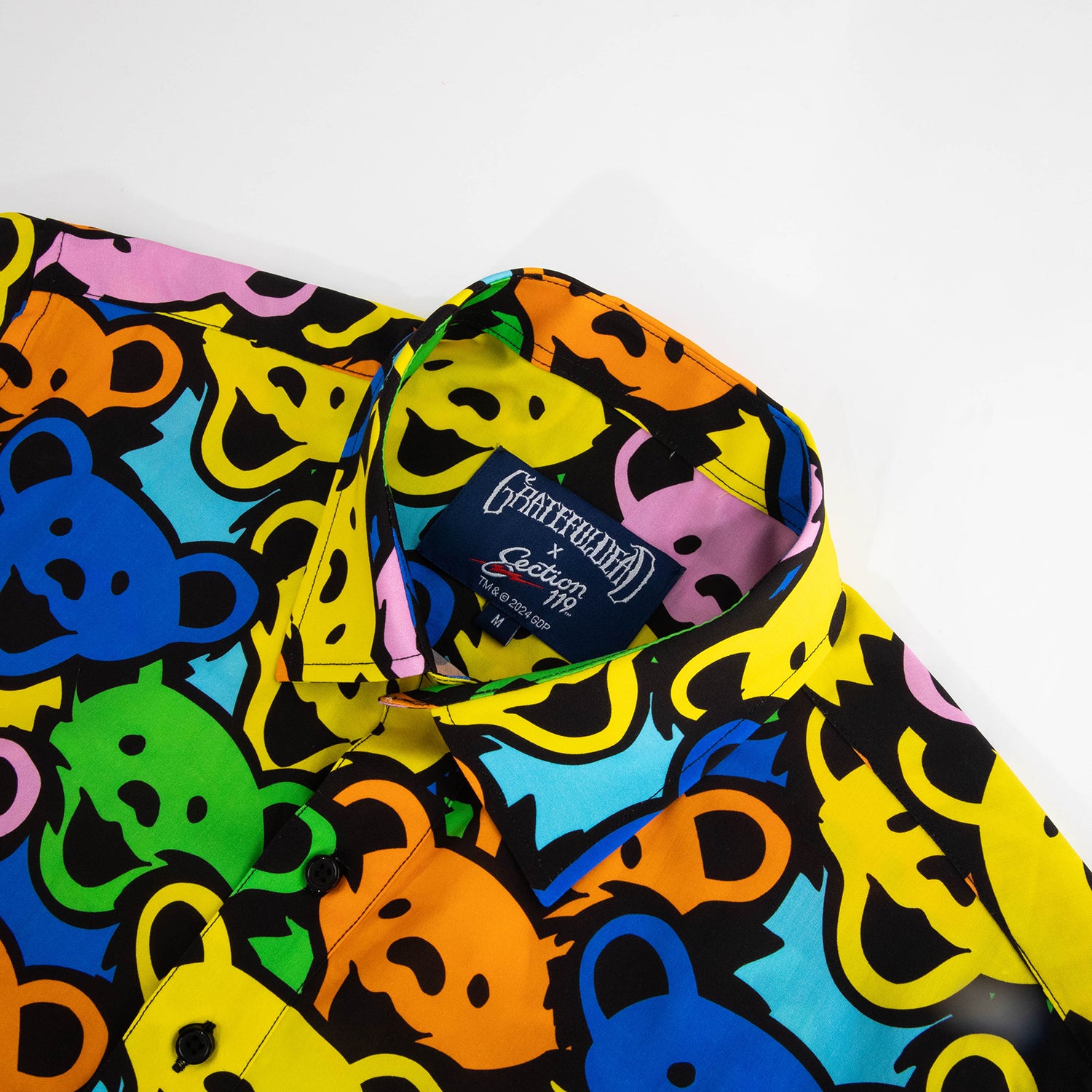 Grateful Dead Relaxed SSBD Bear Heads All Over - Section 119