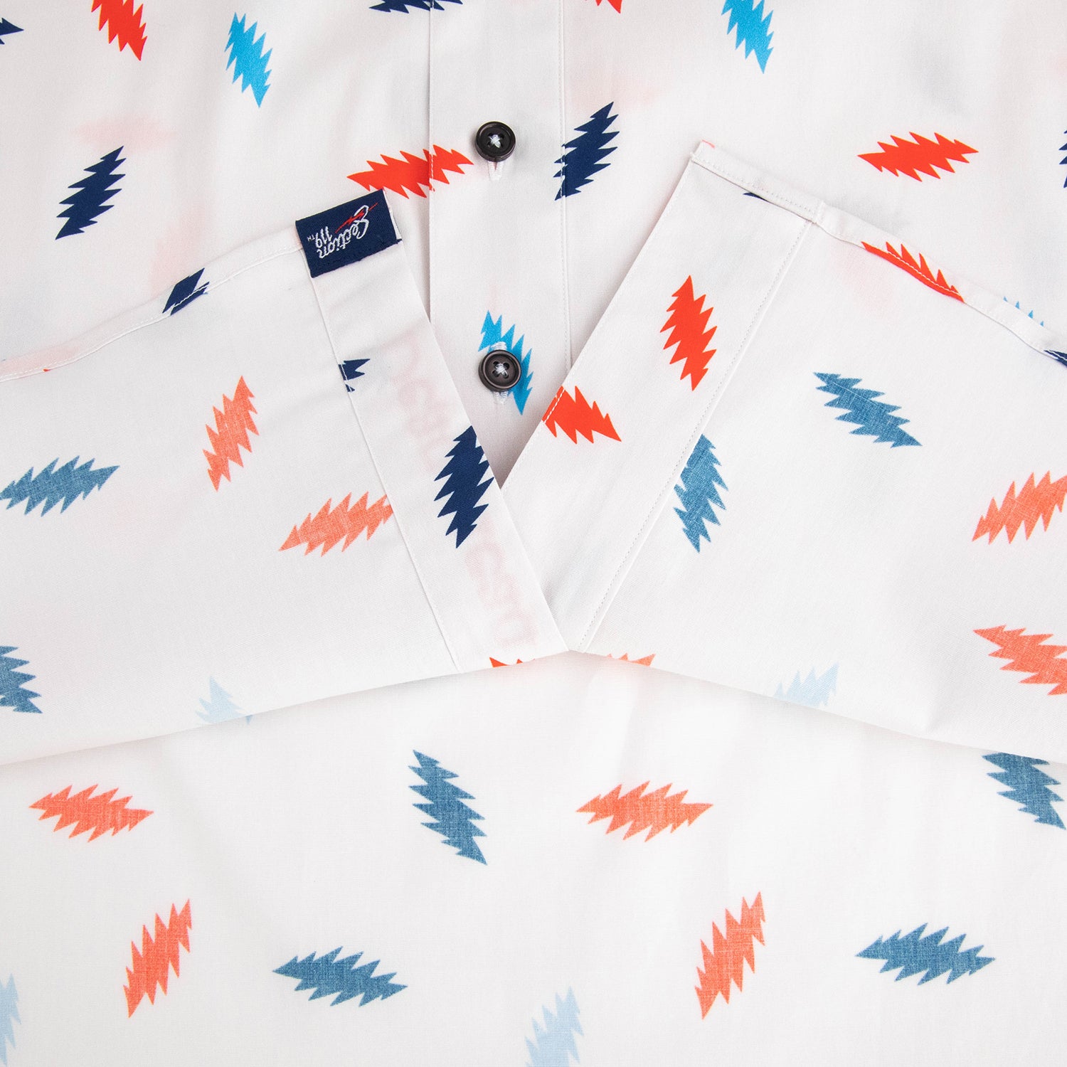 Grateful Dead Classic Short Sleeve Button Down Lightning Strikes - Section 119