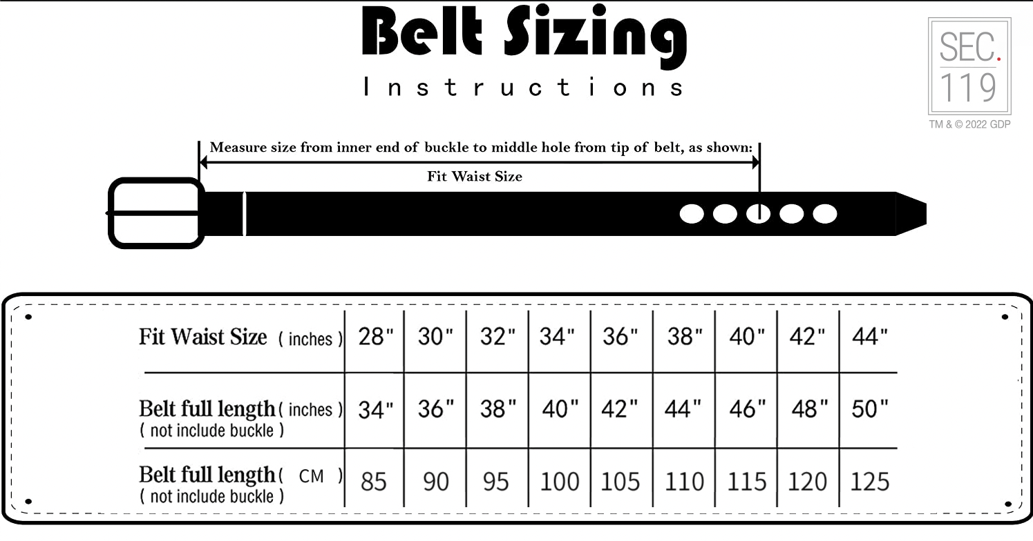 Grateful Dead Black Bertha Skull and Roses Belt - Section 119