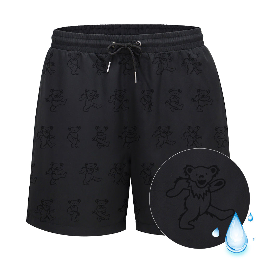 Grateful Dead Water Reactive Dancing Bear Swim Trunks - Section 119