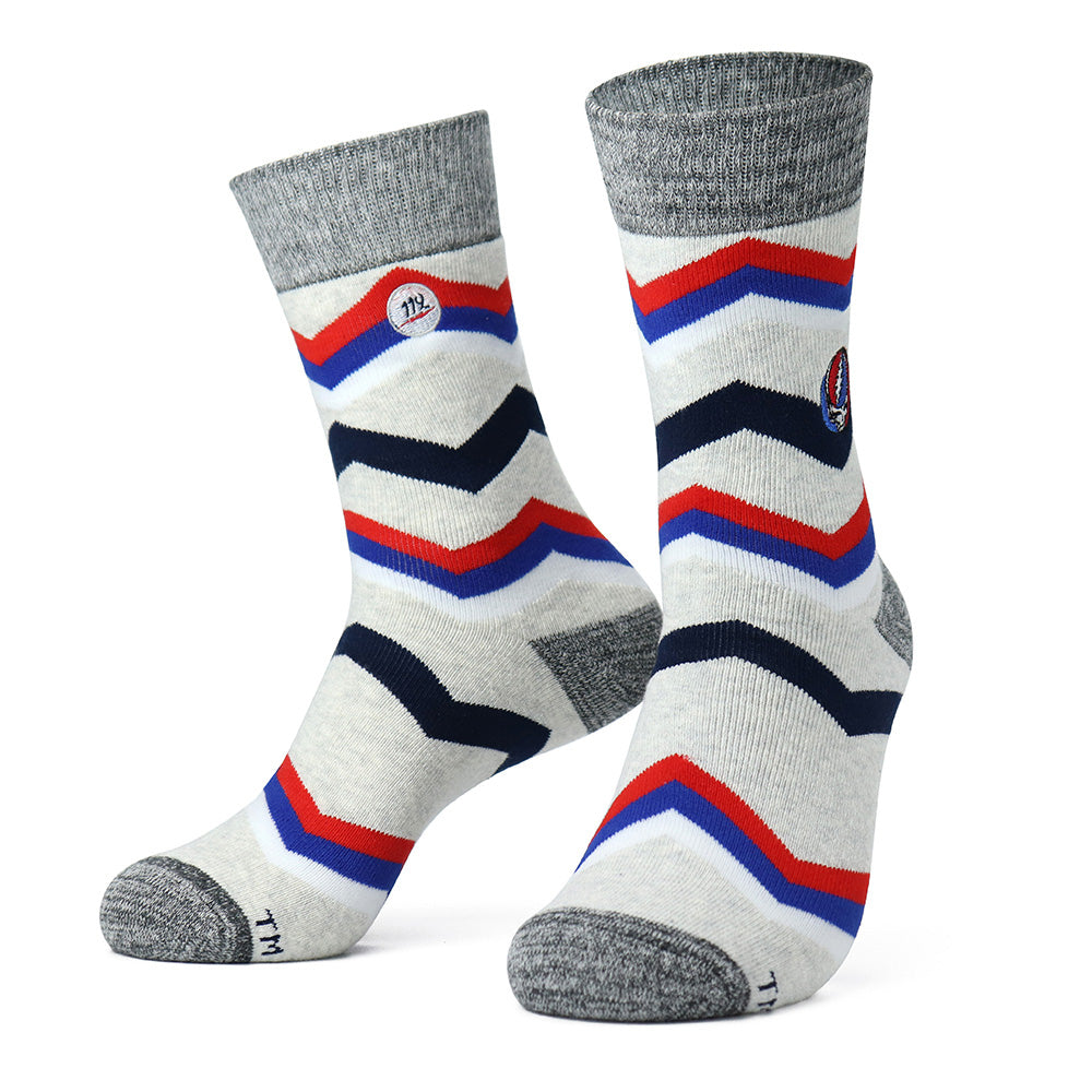 Grateful Dead Steal Your Face Socks | Zig-Zag - Section 119