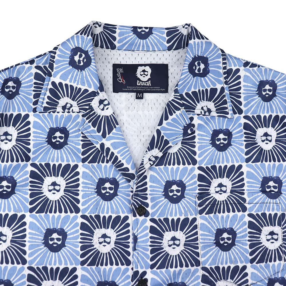 Jerry Garcia Smiling at You Mesh Button Down - Section 119