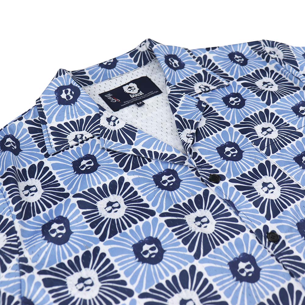 Jerry Garcia Smiling at You Mesh Button Down - Section 119
