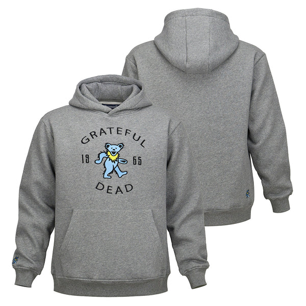 Grateful Dead Henley Blue Bear on White - Section119, XL