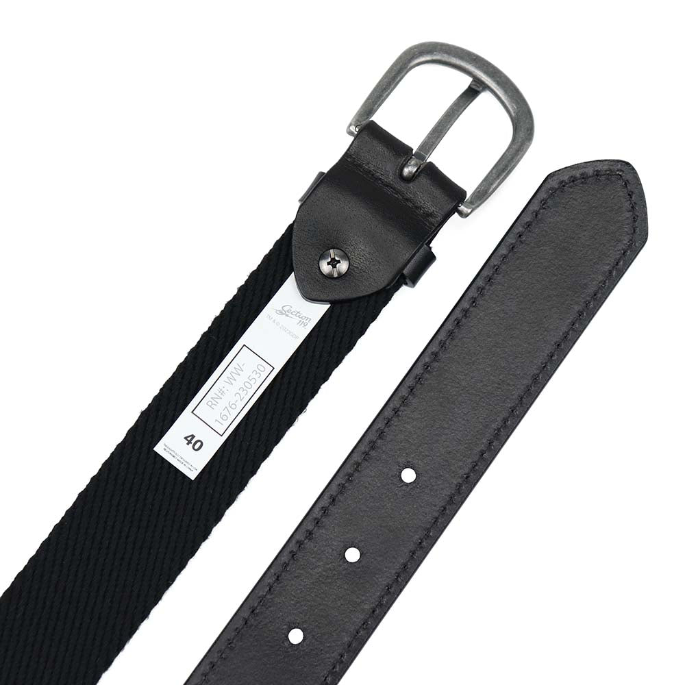 Grateful Dead Black Bertha Skull and Roses Belt - Section 119