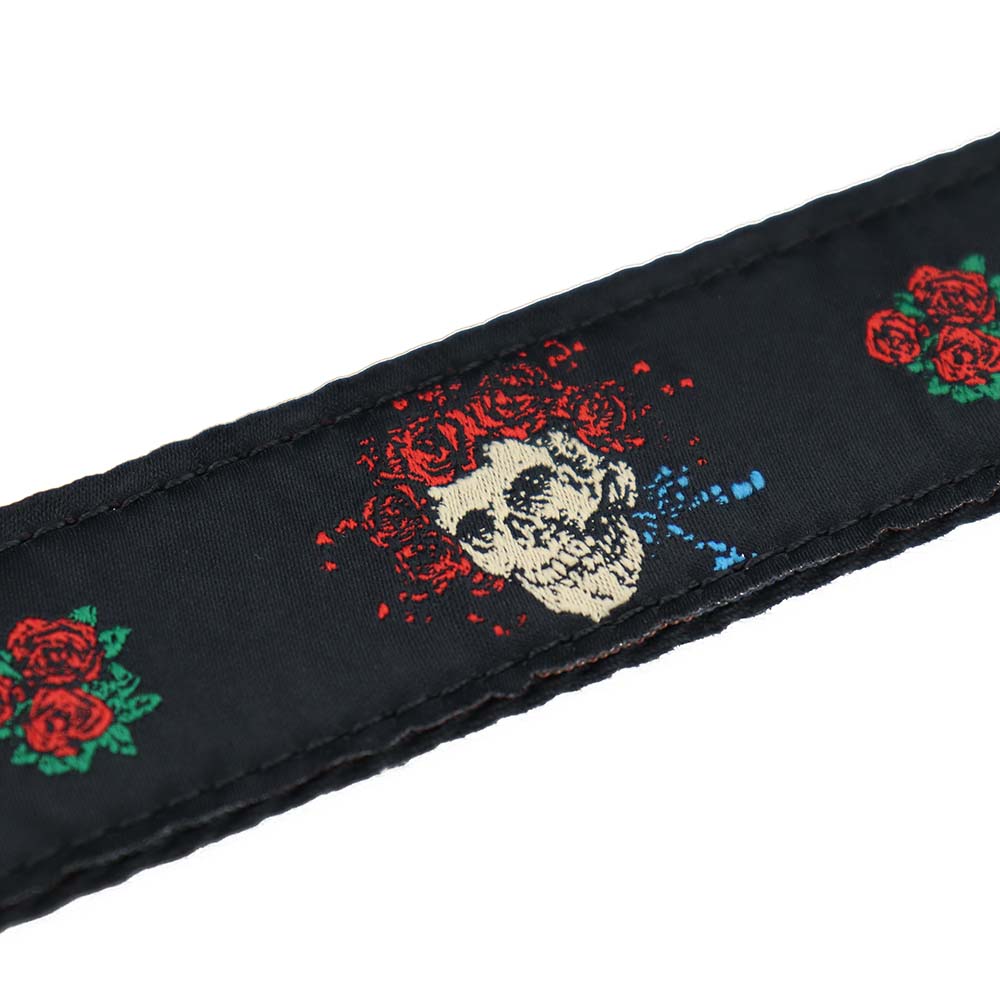 Grateful Dead Black Bertha Skull and Roses Belt - Section 119