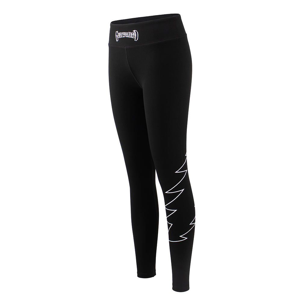 Gd High Rise Leggings Logo And Bolt On Black - Section 119