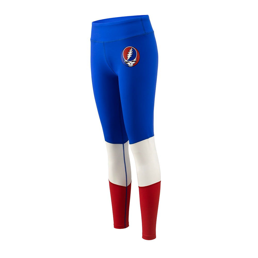 Gd High Rise Leggings Stealie In Red White And Blue - Section 119