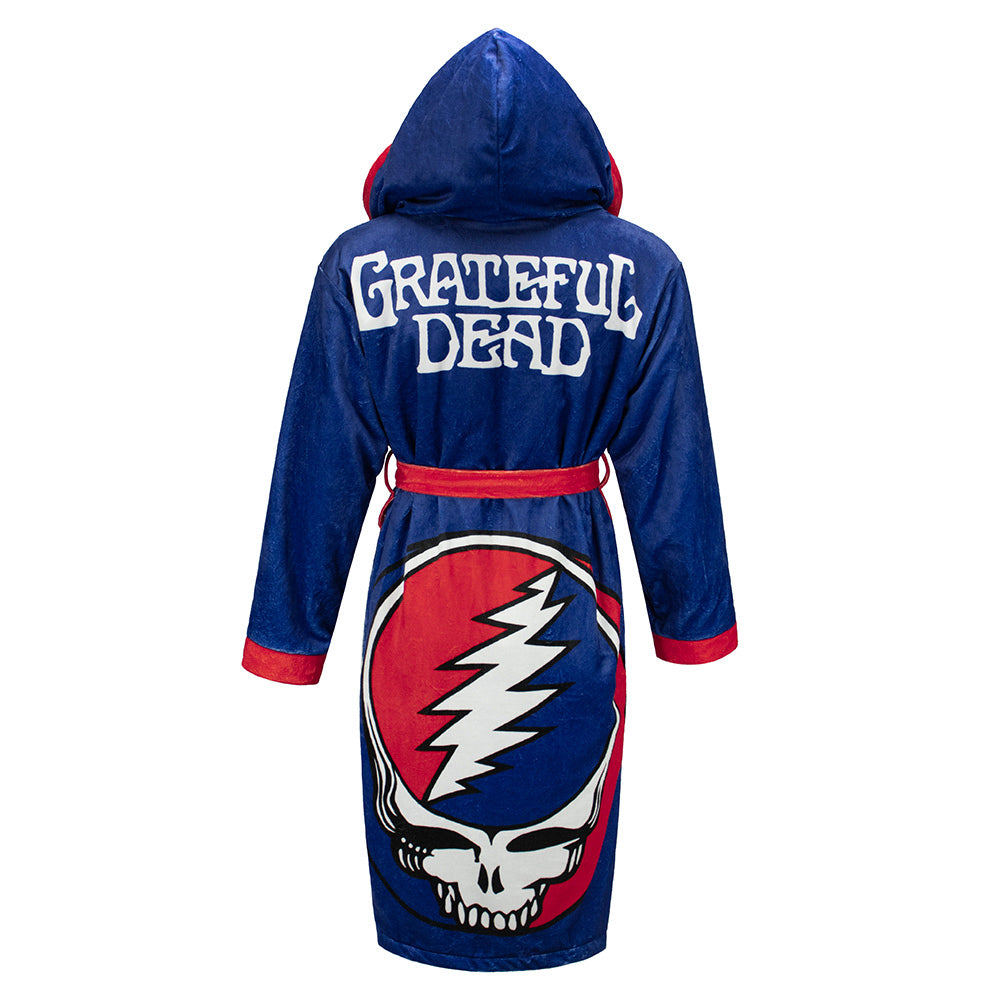 NEW! Grateful Dead Stealie Robe In Royal Blue - Section 119