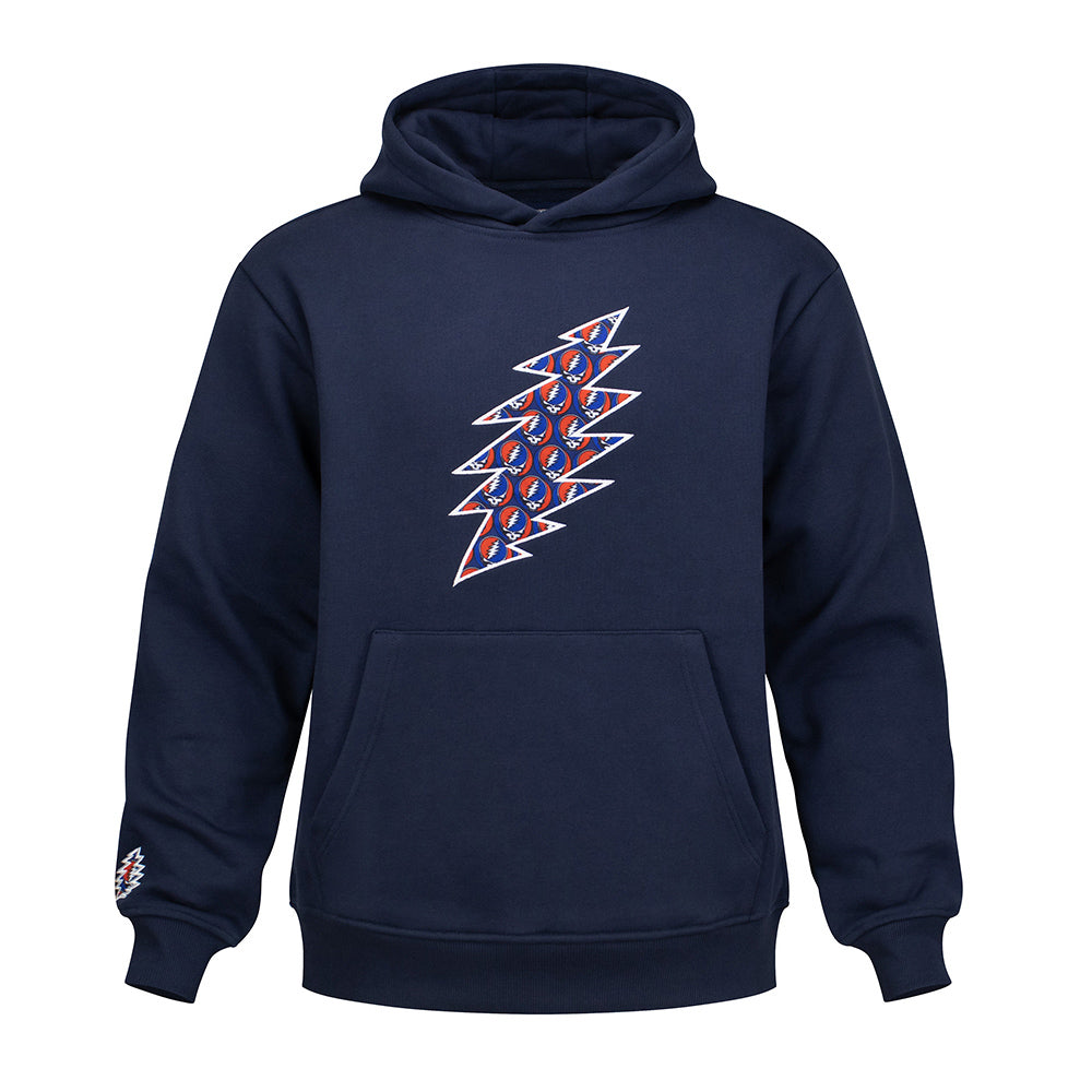 Grateful Dead Super Heavyweight Stealie Bolt In Navy - Section 119
