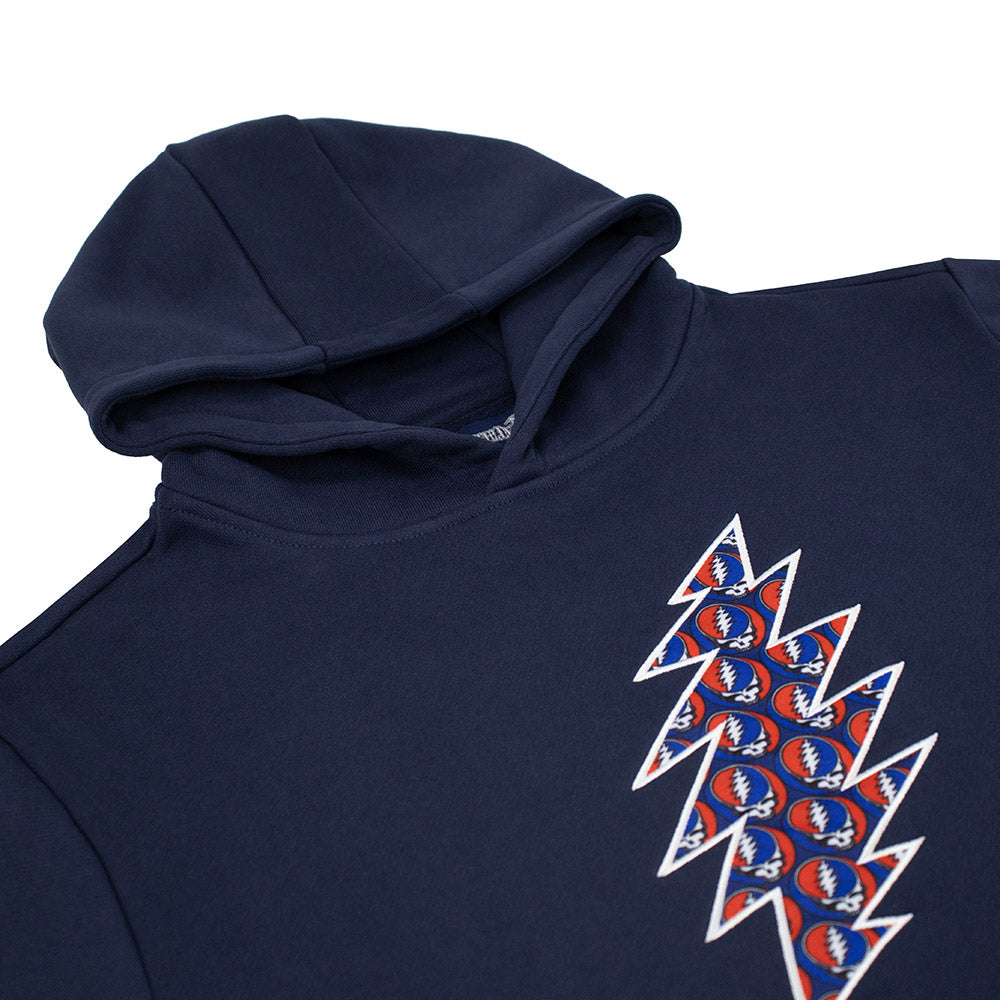 Grateful Dead Super Heavyweight Stealie Bolt In Navy - Section 119