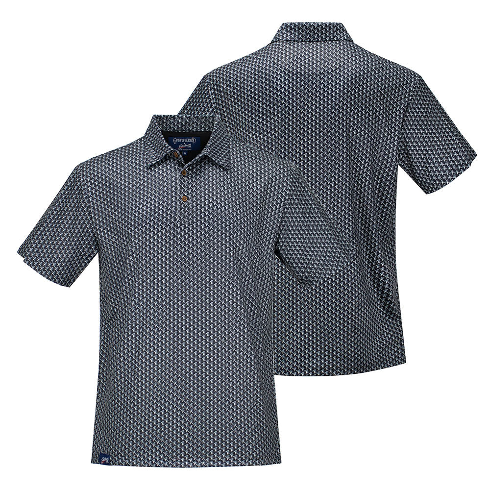 Grateful Dead Full Spectrum Dancing Bear Dry Fit Polo - Section 119