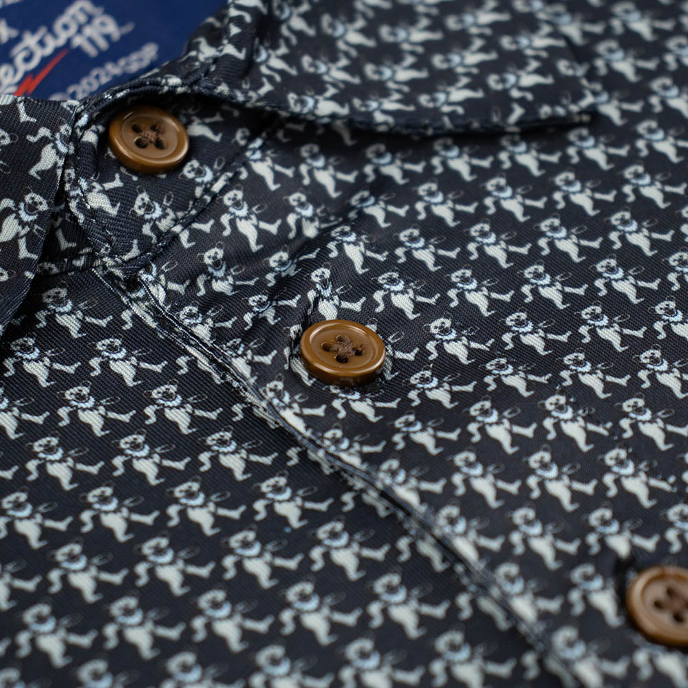 Grateful Dead Full Spectrum Dancing Bear Dry Fit Polo - Section 119