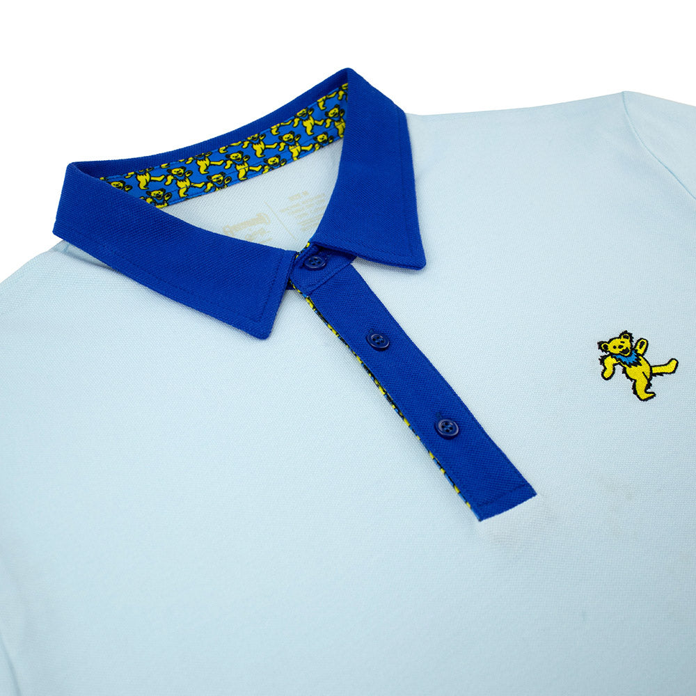 GD Pique Polo Light Blue Yellow Bear - Section 119