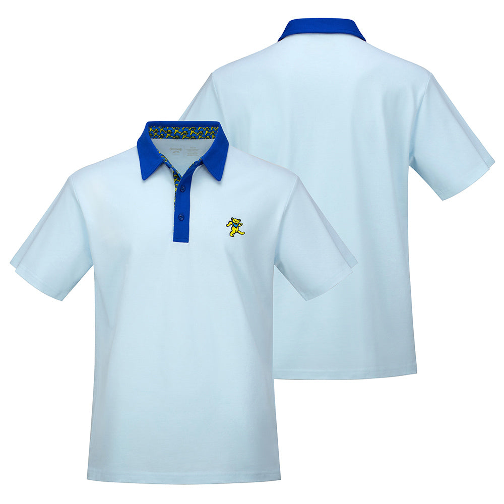 GD Pique Polo Light Blue Yellow Bear - Section 119