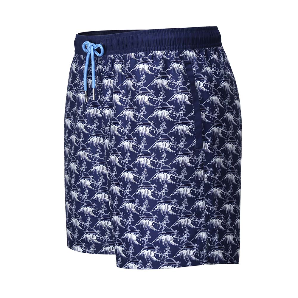 Grateful Dead Swim Trunk Skeleton on Navy - Section 119