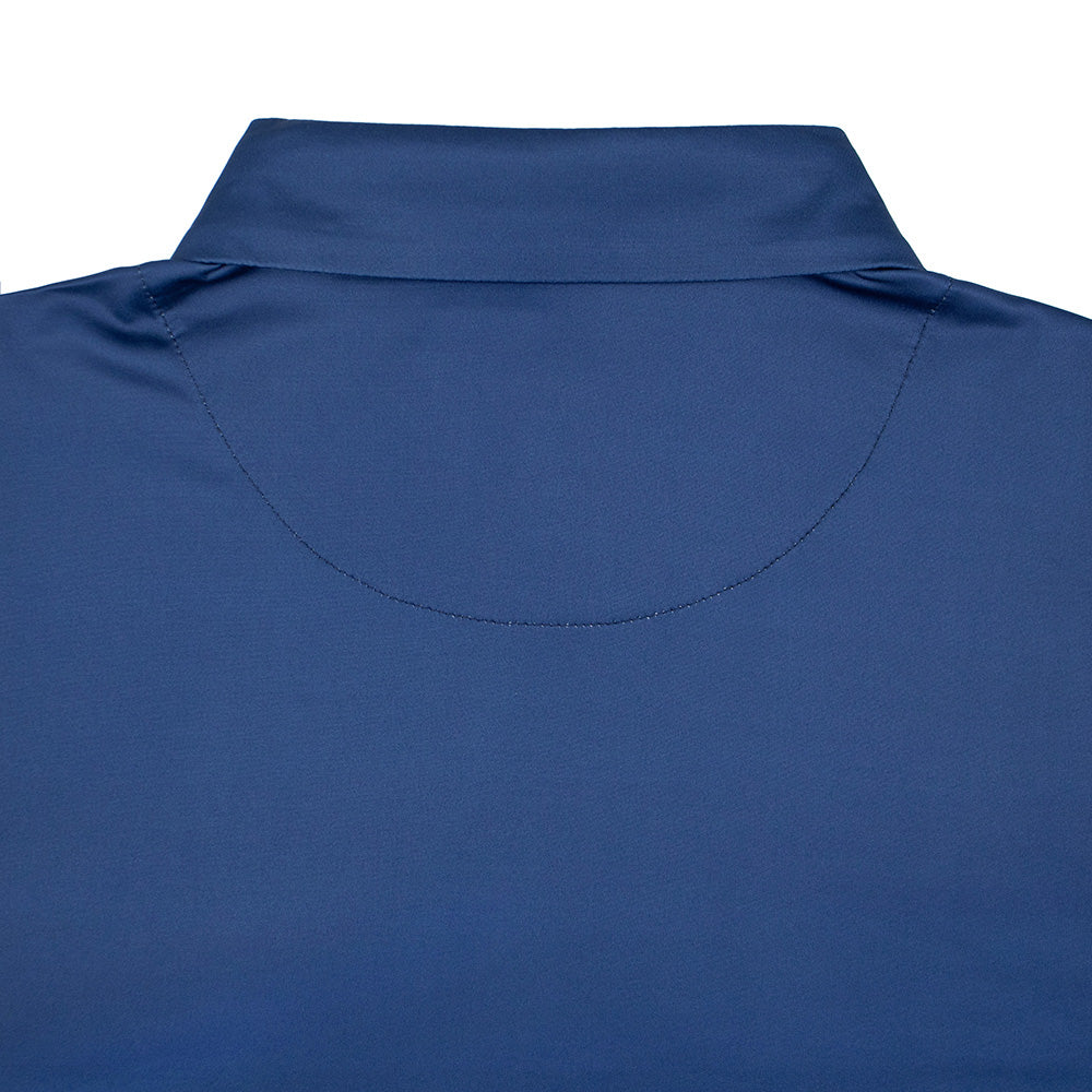 Grateful Dead Performance Polo Stealie Red and Navy - Section 119