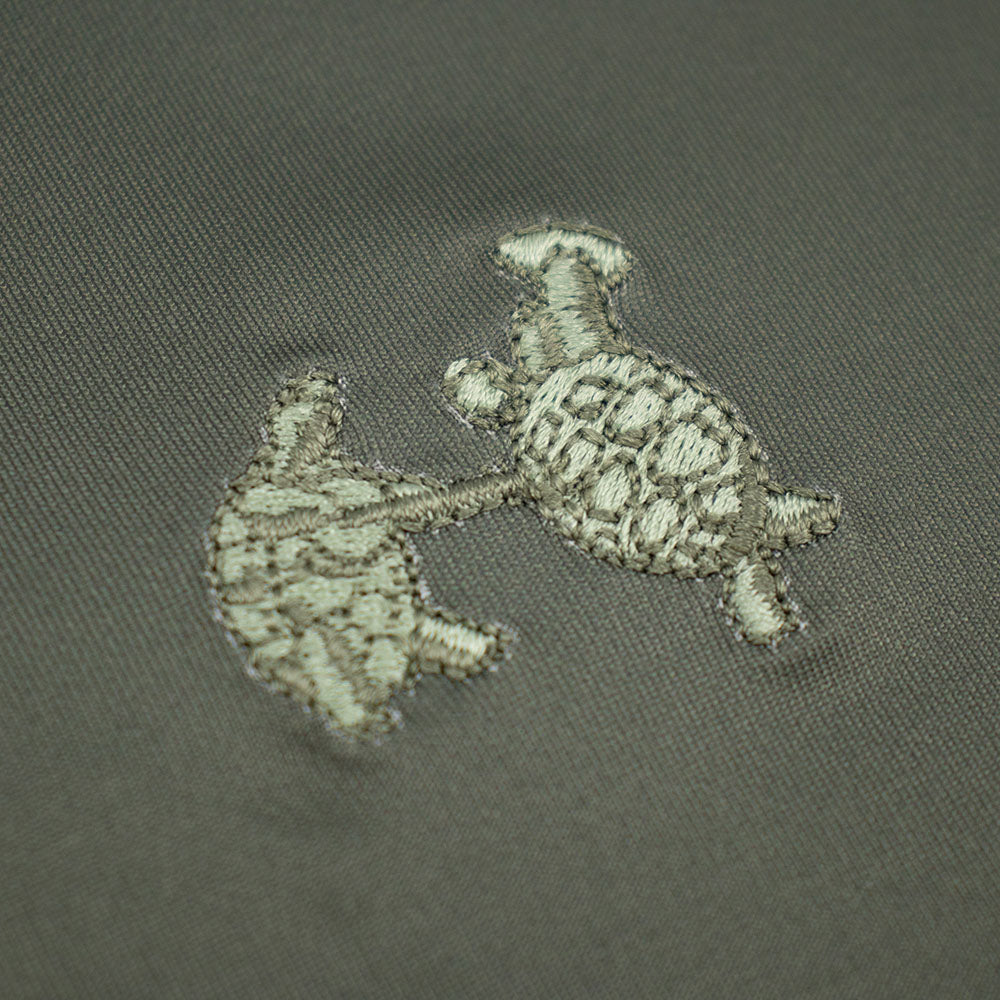 Grateful Dead Performance Polo Turtles in Green - Section 119