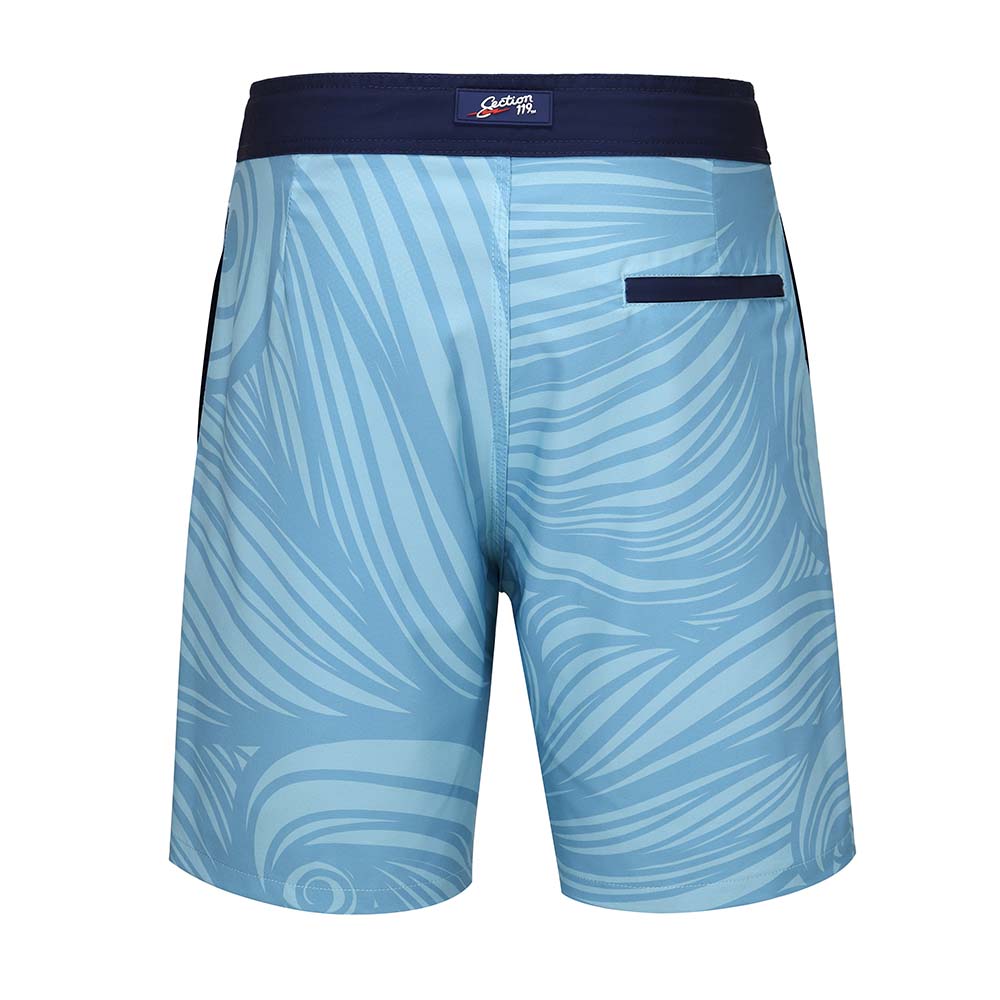 Grateful Dead Big and Tall Board Shorts Blue Spiral Stealie - Section 119