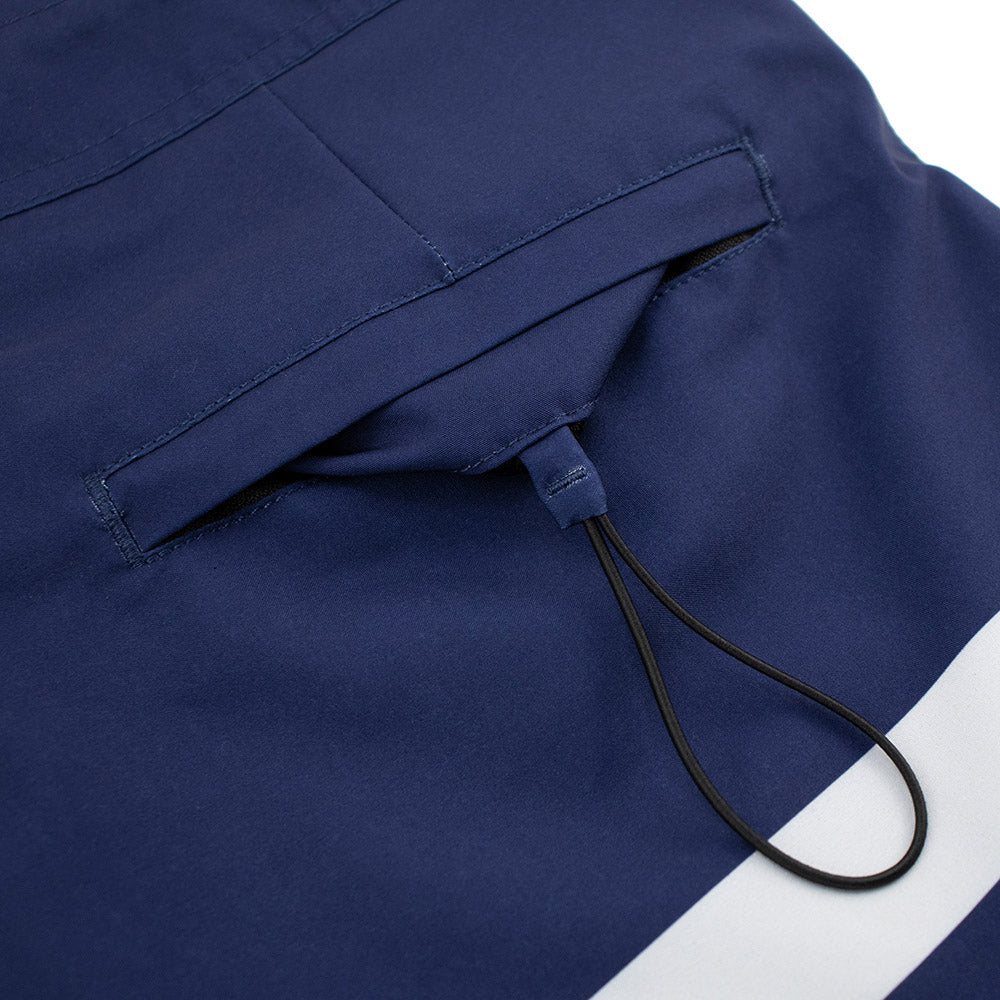 Grateful Dead Board Shorts Navy Turtle with White and Green Stripes - Section 119