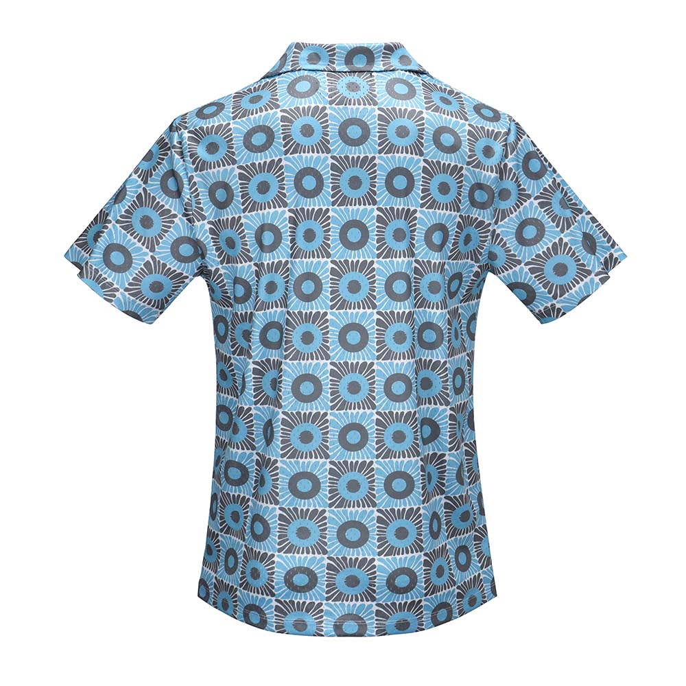 Phish Mesh Grey & Blue Button Down - Section 119