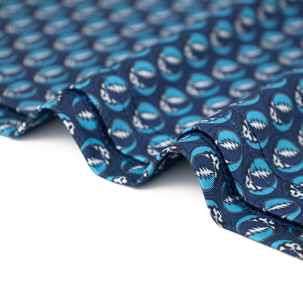 Grateful Dead | Performance Polo | All over Stealie in Navy - Section 119
