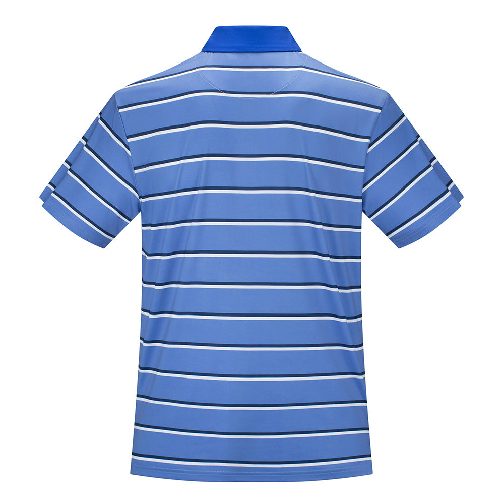 Grateful Dead | Performance Polo | Stealie in Blue Stripes - Section 119