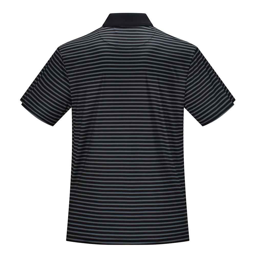 Grateful Dead Performance Polo Bertha in Grey and Black Stripes Bertha - Section 119
