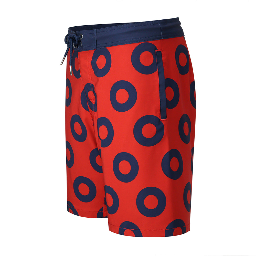 Phish Board Shorts Red & Navy - Section 119