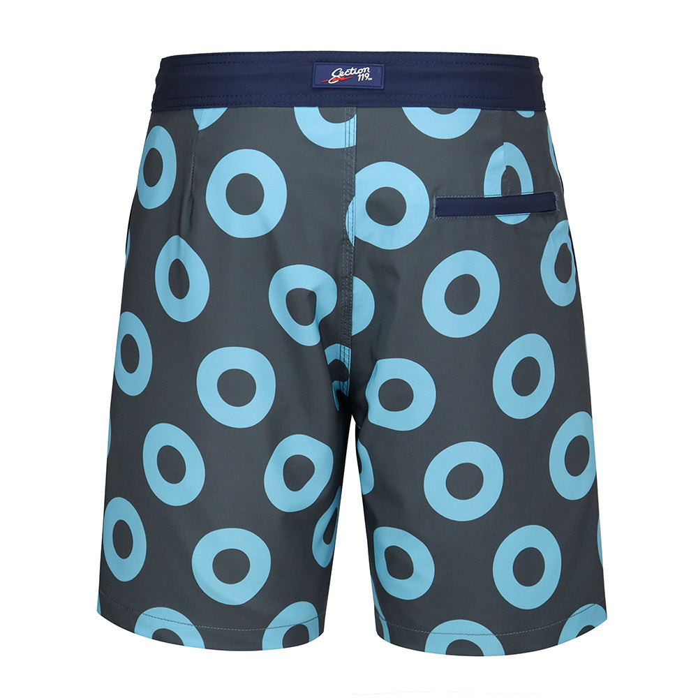 Phish Board Shorts Grey & Blue - Section 119