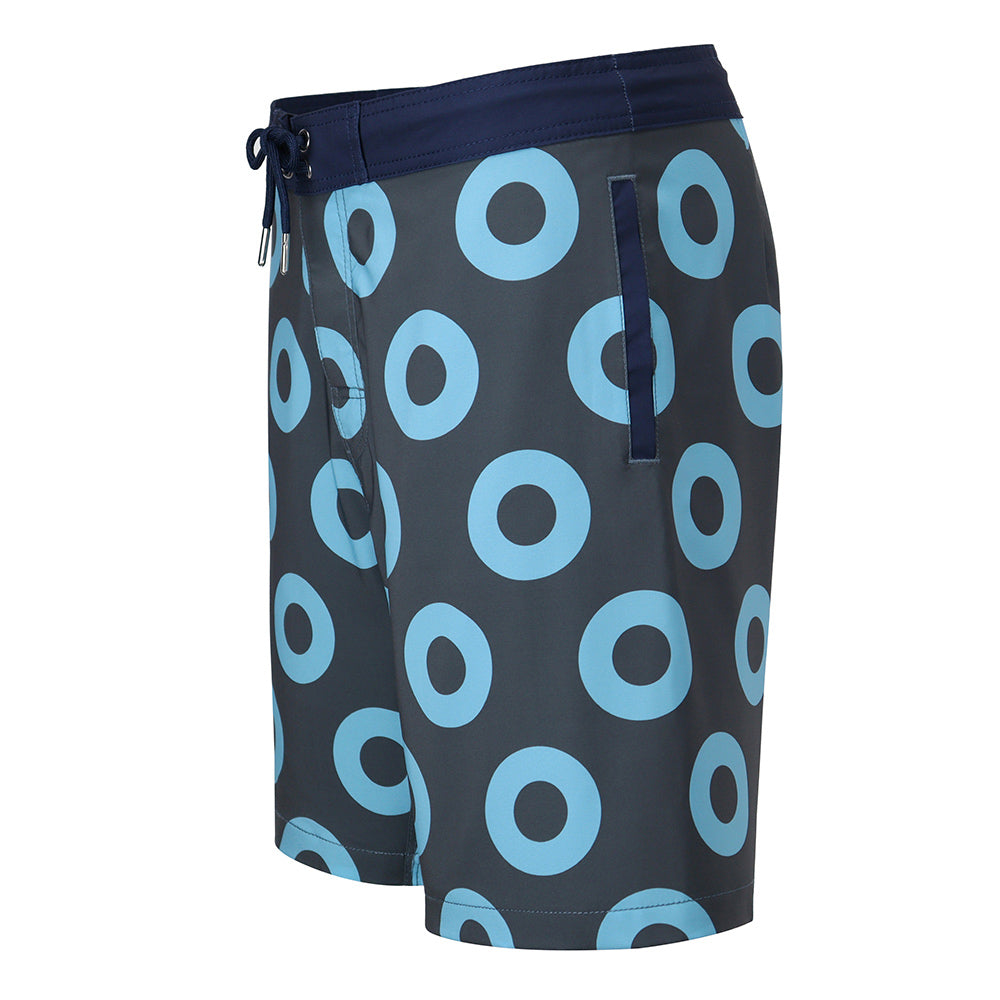 Phish Board Shorts Grey & Blue - Section 119