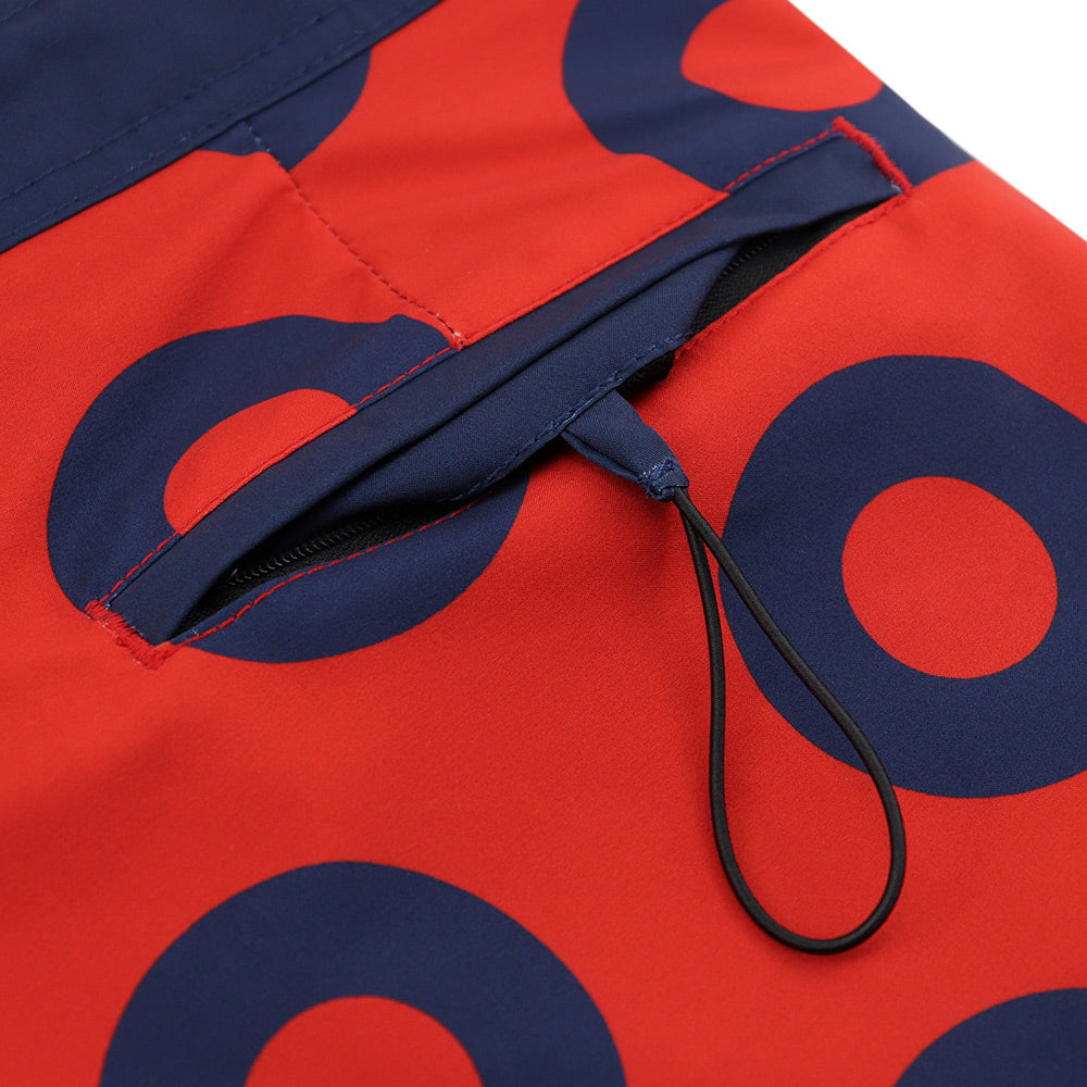 Phish Board Shorts Red & Navy - Section 119