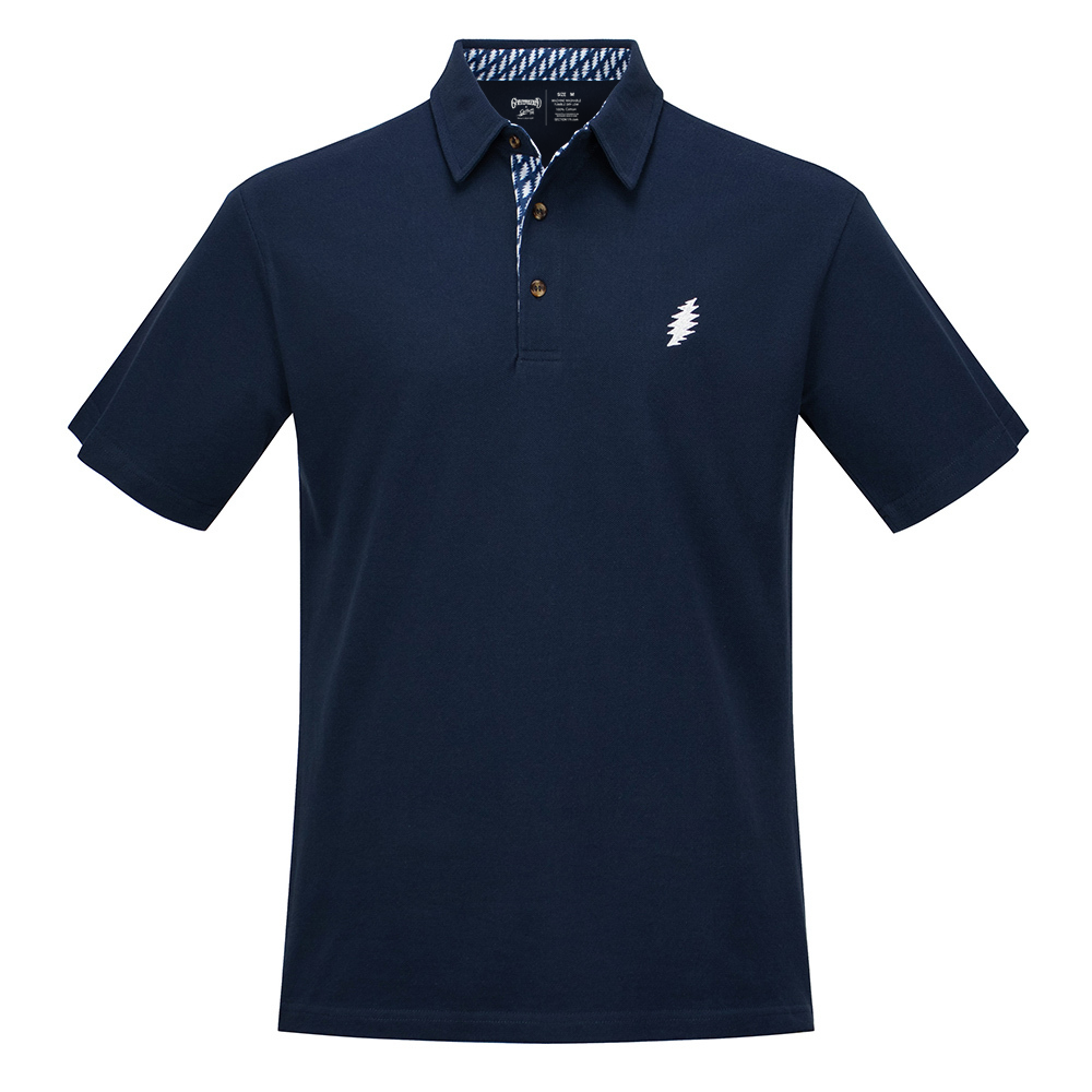 GD Pique Polo Navy Bolts - Section 119