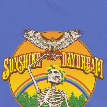 Grateful Dead | Pigment Dye Oversize Cotton Tee | Sunshine Daydream - Section 119