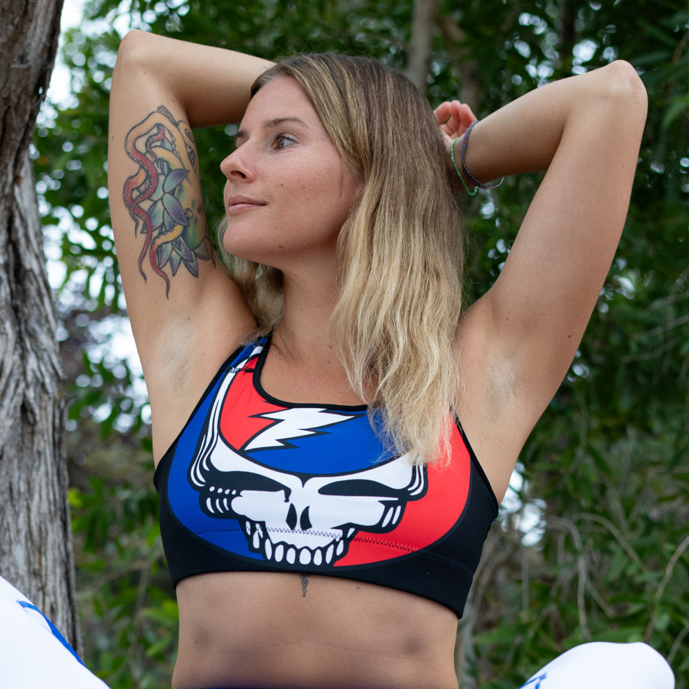 Grateful Dead Stealie Strong Sports Bra - Section 119