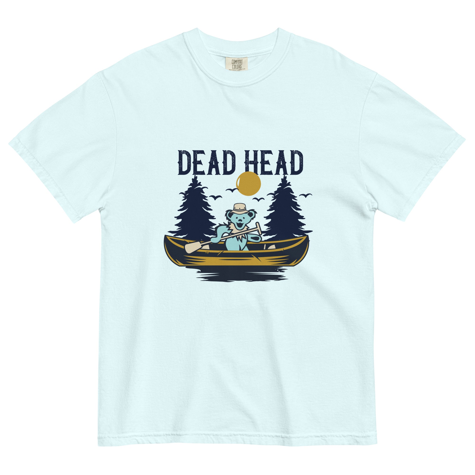 Grateful Dead | Pigment Dye Oversize Cotton Tee | Dead Head Canoe - Section 119