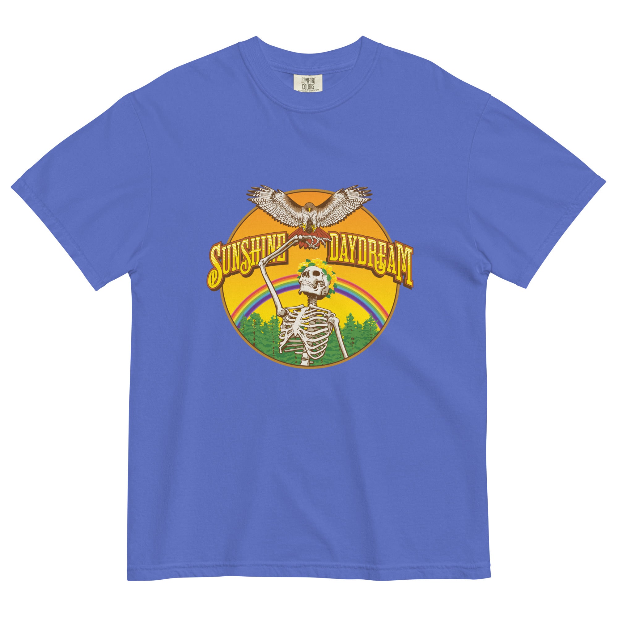 Grateful Dead | Pigment Dye Oversize Cotton Tee | Sunshine Daydream - Section 119