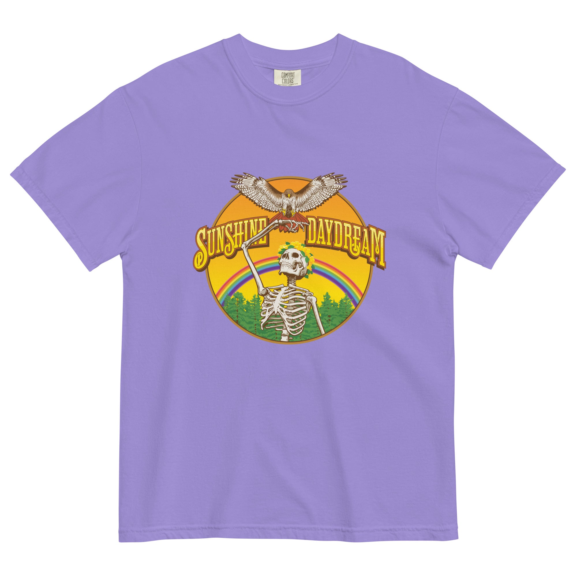 Grateful Dead | Pigment Dye Oversize Cotton Tee | Sunshine Daydream - Section 119