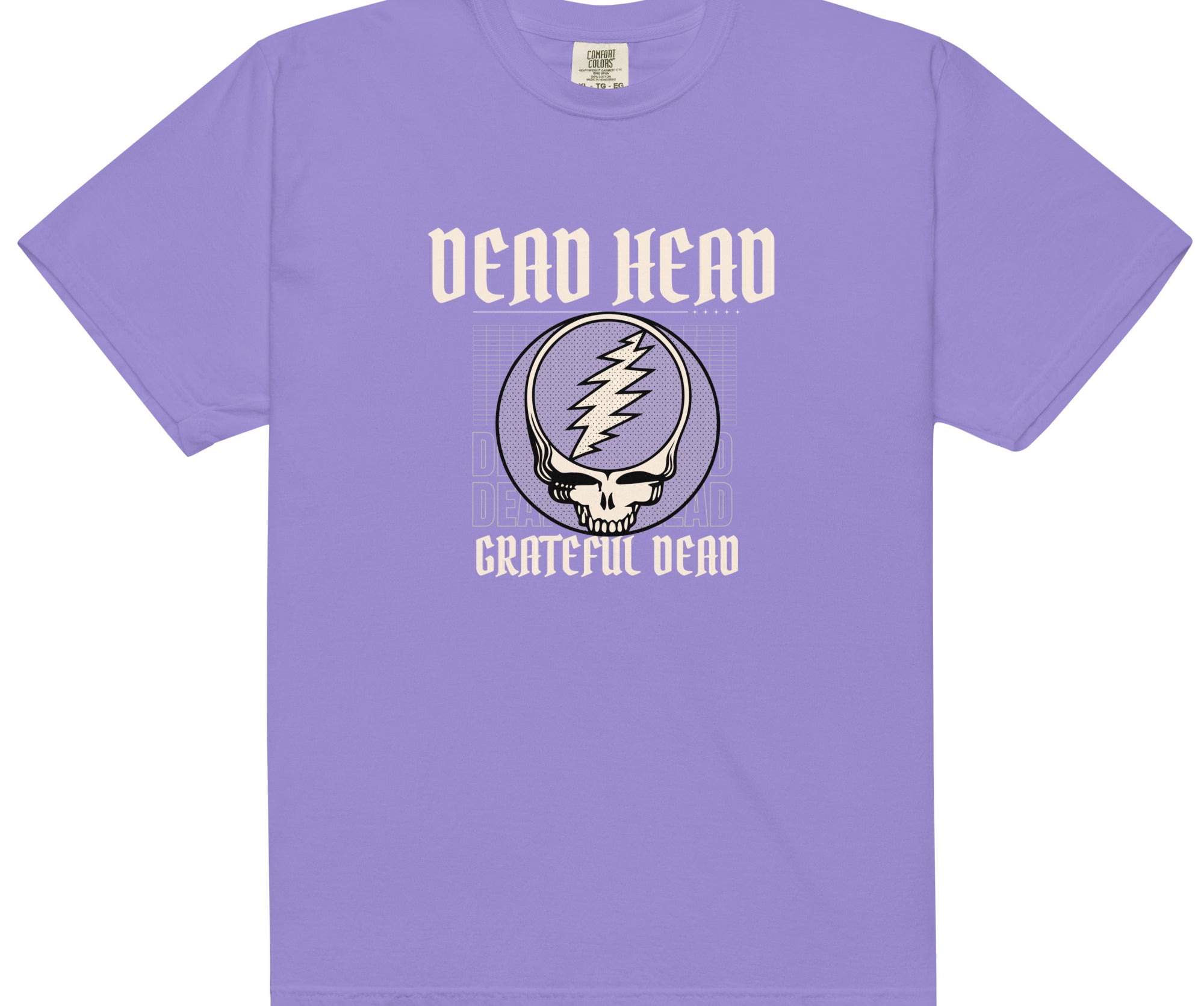 Grateful Dead | Pigment Dye Oversize Cotton Tee | Dead Head - Section 119