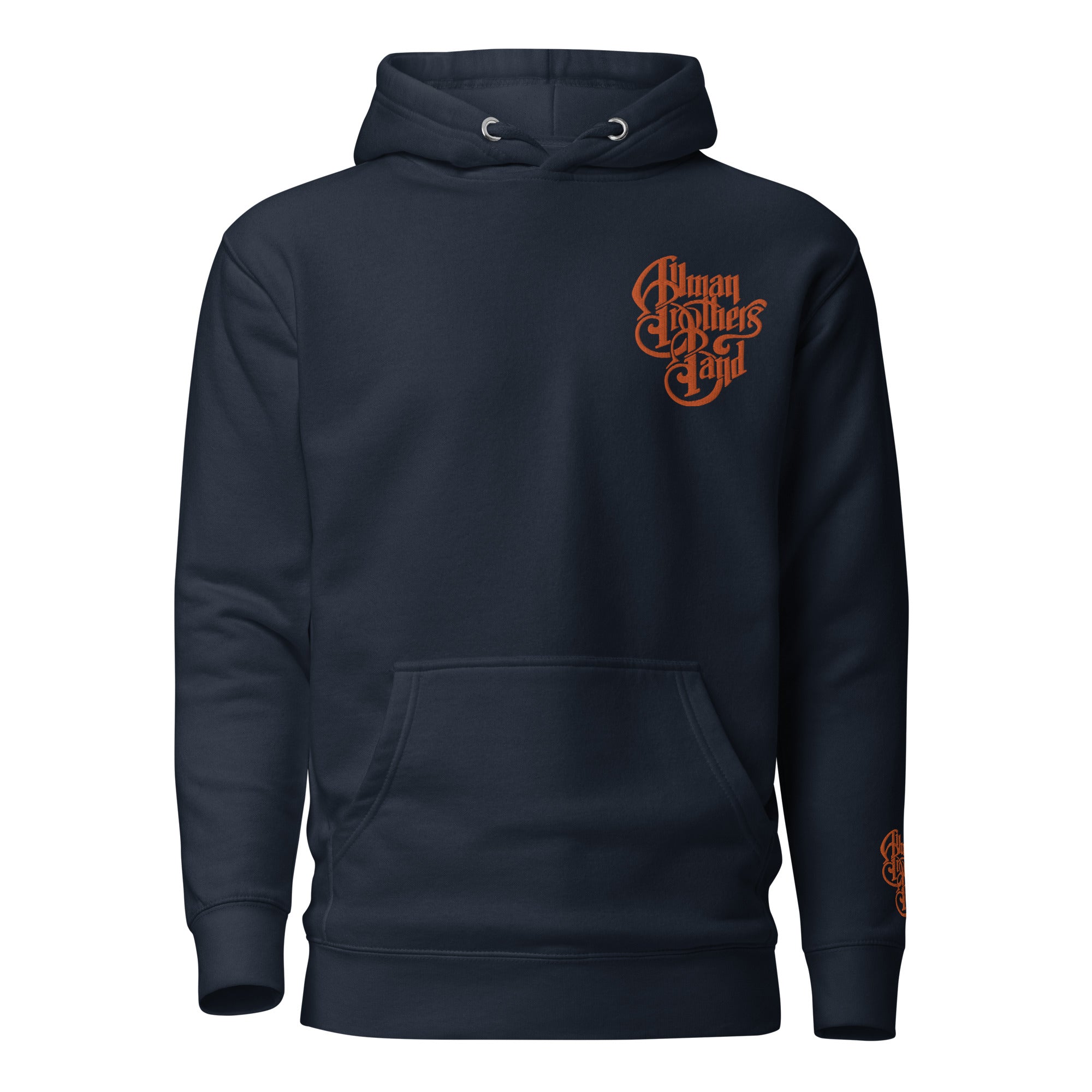 The Allman Brothers Band Embroidered Classic Navy Hoodie - Section 119