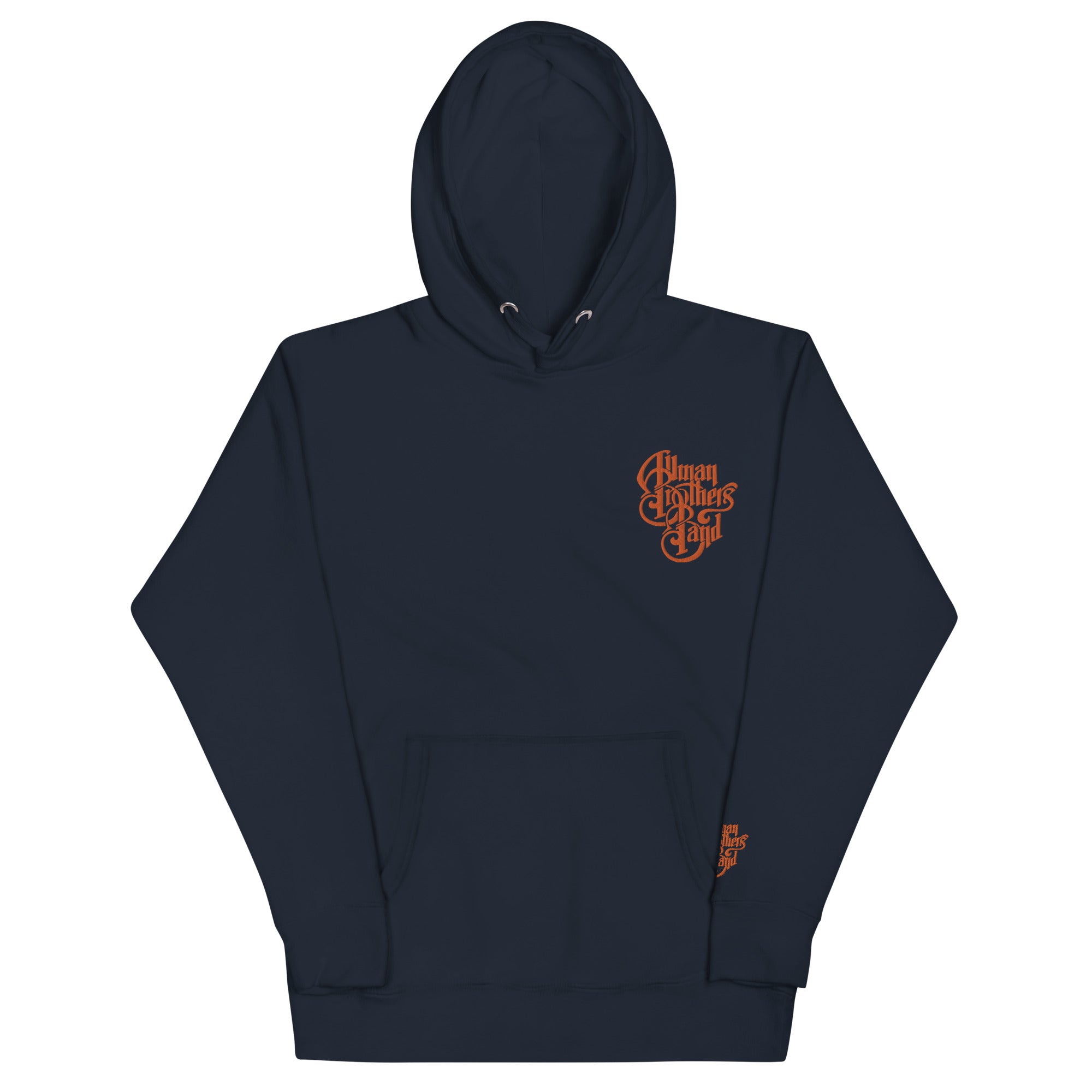 The Allman Brothers Band Embroidered Classic Navy Hoodie - Section 119