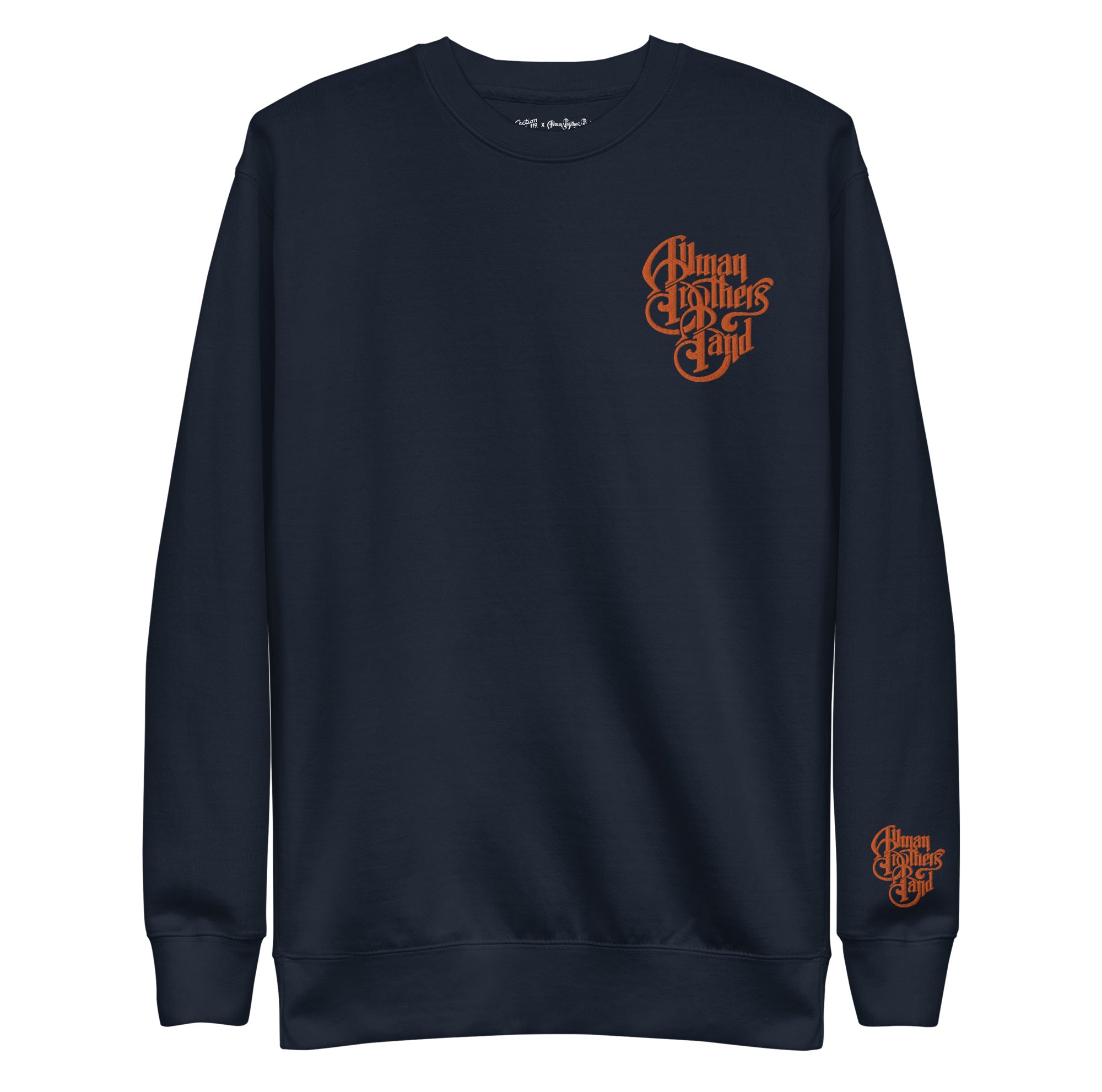 The Allman Brothers Band Classic Embroidered Crew in Navy - Section 119