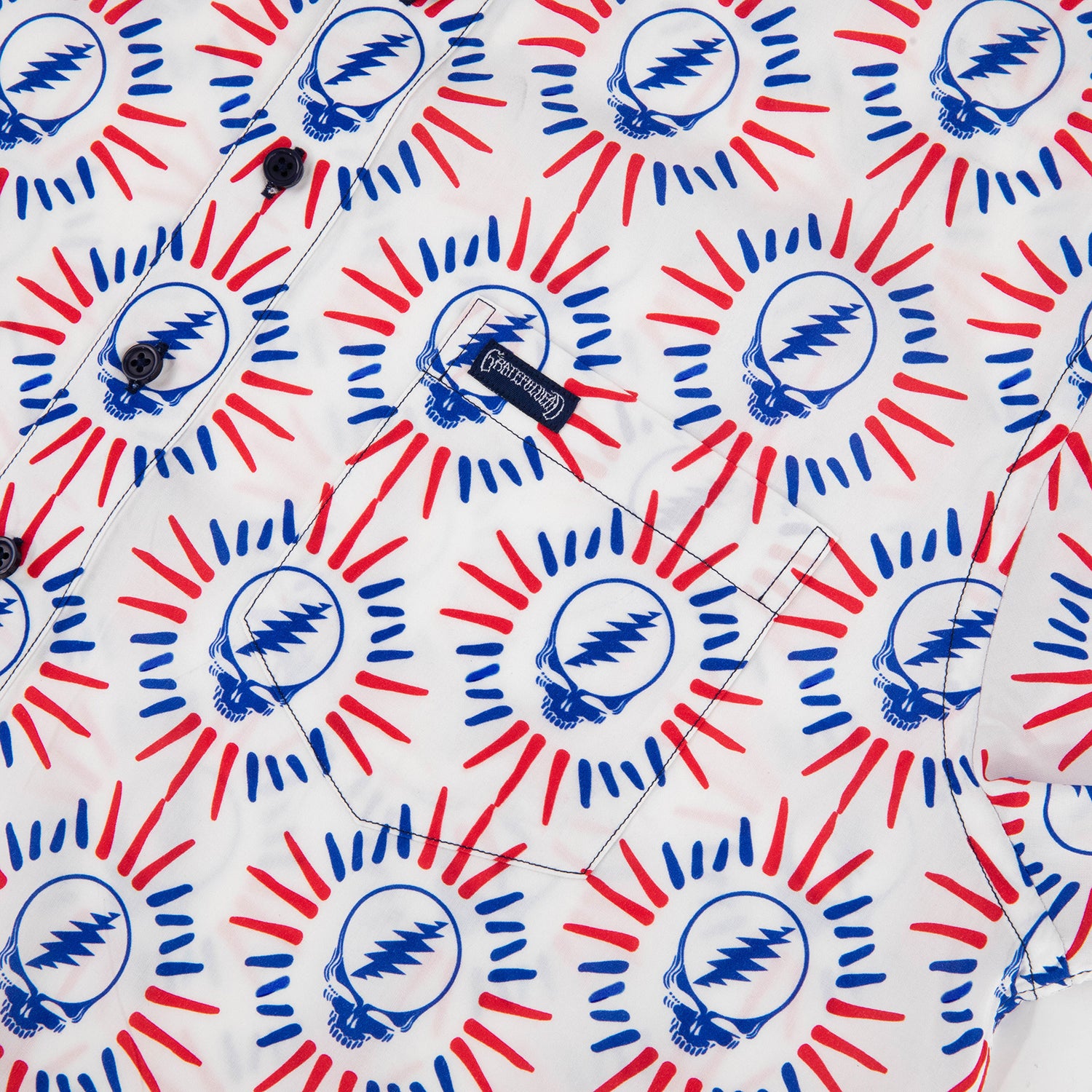 Grateful Dead SSBD White Stealie - Section 119