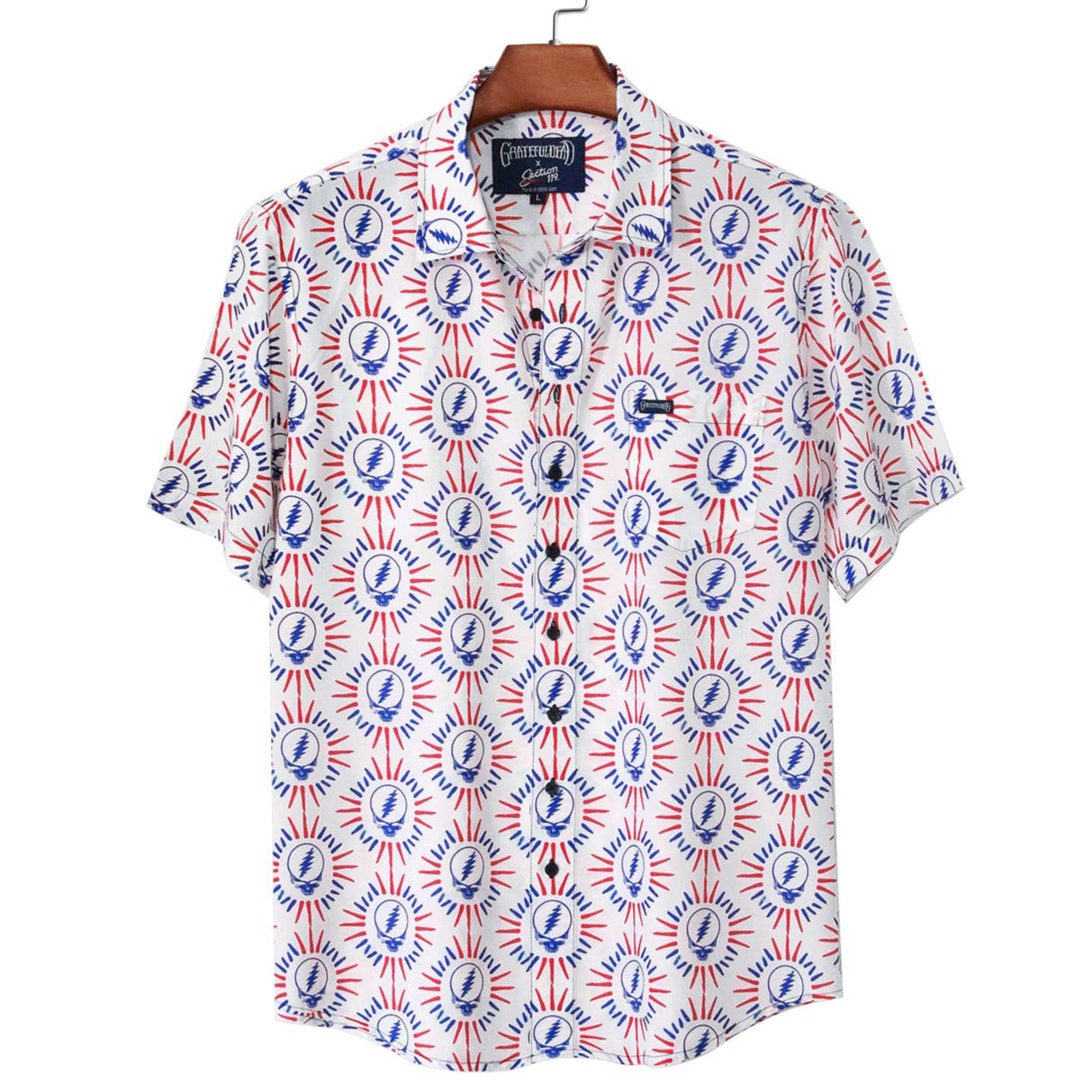 Grateful Dead SSBD White Stealie - Section 119