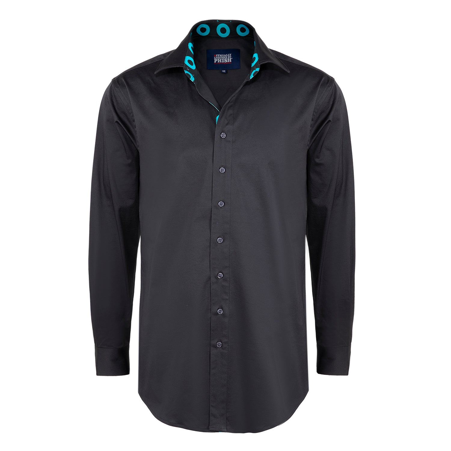 Phish Formal Long Sleeve Button Down in Charcoal - Section 119
