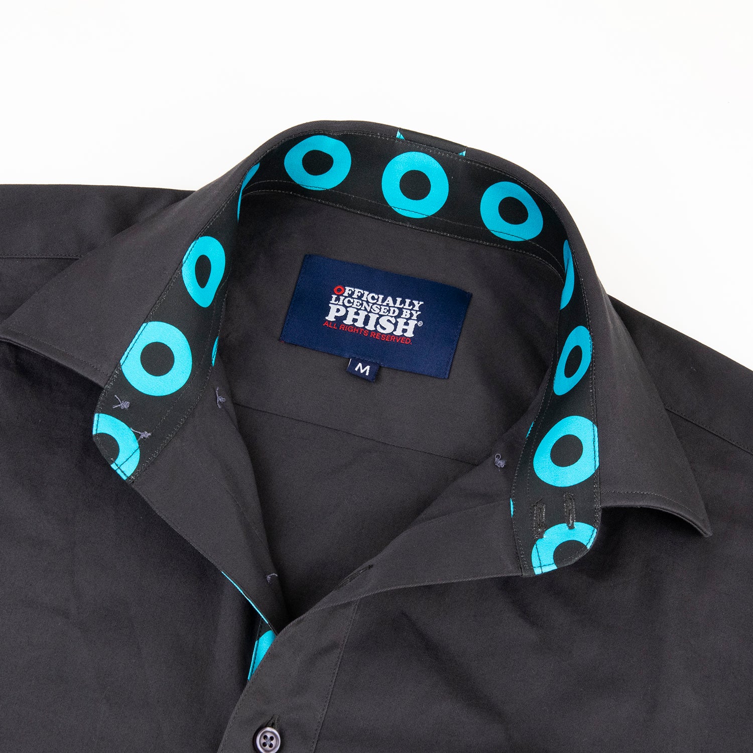 Phish Formal Long Sleeve Button Down in Charcoal - Section 119