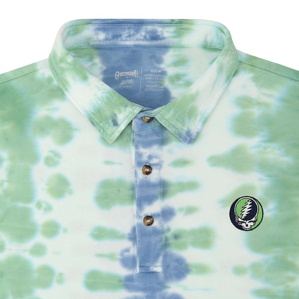 Grateful Dead Polo Sunshine Daydream Tie Dye - Section 119