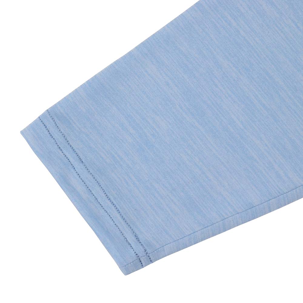 Jerry Garcia Polo Long Sleeve Baby Blue White Face - Section 119